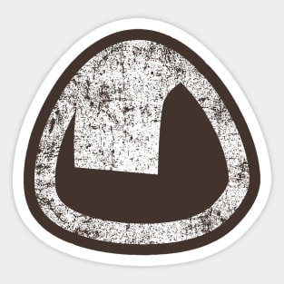 Cute Onigiri - Distressed Sticker